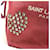Sac bandoulière Teddy Studded Logo Heart en chaîne Yves Saint Laurent Rouge  - vue 11