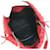 Sac bandoulière Teddy Studded Logo Heart en chaîne Yves Saint Laurent Rouge  - vue 12