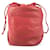 Sac bandoulière Teddy Studded Logo Heart en chaîne Yves Saint Laurent Rouge  - vue 2