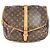 Borsa Louis Vuitton Monogram Saumur 35 Marrone Monogramma - vista 2