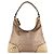 Borsa a Spalla Gucci GG Canvas Beige Metallico