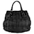 Borsa in nylon e pelle Prada nera e verde Nero - vista 3