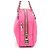 Borsa a tracolla in nylon rosa Prada - vista 2