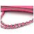 Borsa a tracolla in nylon rosa Prada - vista 8