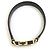 Bracciale Charm Prada in pelle e metallo dorato D'oro - vista 6