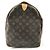 Borsa da viaggio Louis Vuitton Monogram Keepall 50 Marrone Monogramma - vista 4