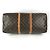 Borsa da viaggio Louis Vuitton Monogram Keepall 50 Marrone Monogramma - vista 5