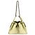 Borsa a tracolla Chanel in pelle di vitello martellata gialla Giallo