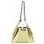 Borsa a tracolla Chanel in pelle di vitello martellata gialla Giallo - vista 3