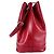 Borsa a tracolla in pelle Epi Louis Vuitton Rosso - vista 2