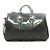 Louis Vuitton Monogram Metallic Mirror Mini Keepall Accessorio Portachiavi Marrone Argento