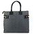 Borsa in denim Christian Dior Dior Flight Line Trotter Logo Blu Arancione - vista 2