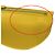 Borsa/Pochette in pelle e lana Fendi Giallo - vista 7