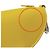 Borsa/Pochette in pelle e lana Fendi Giallo - vista 8
