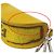 Borsa/Pochette in pelle e lana Fendi Giallo - vista 9