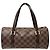 Borsa Louis Vuitton Papillon PM Marrone Damier ebene - vista 2