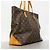 Borsa Tote Cabas Mezzo Monogram Louis Vuitton Marrone - vista 2