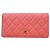 Timeless Cartera larga rosa Chanel