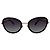 Timeless Chanel Rundbrille aus schwarzem Metall mit Gradient-Kristallen