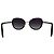Timeless Chanel Rundbrille aus schwarzem Metall mit Gradient-Kristallen - Ansicht 6