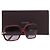 Tom Ford Solange-02 60MM eckige Sonnenbrille aus rotem Acetat Bordeaux - Ansicht 5
