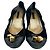 Bailarinas Louis Vuitton Monogram Cube Accent en ante negro - vista 3