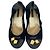 Bailarinas Louis Vuitton Monogram Cube Accent en ante negro - vista 4