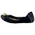 Bailarinas Louis Vuitton Monogram Cube Accent en ante negro - vista 7