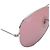 Ray-Ban Occhiali da sole Rayban Aviator in metallo argento - vista 4