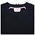 Vestido mini sweatshirt de algodón negro con 4 barras Thom Browne Azul marino - vista 5