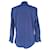 Camicia Prada con bottoni in cotone blu navy - vista 3