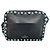 Valentino Garavani Borsa a tracolla Valentino Rolling Rockstud in pelle nera Nero - vista 5
