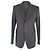Prada Single-Breasted Blazer with Pockets in Brown Polyester