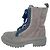 Stivaletti Combat in scamosciato color tan Brunello Cucinelli Marrone Beige - vista 6