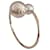 Bracciale rigido Chanel con perle e logo CC Bianco D'oro  - vista 1