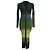 Staud Shoko Strickmidi-Kleid aus grüner Viskose