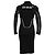 Off White Nahtloses Off-White Athletic Off Stamp Kleid aus schwarzem Polyamid - Ansicht 3
