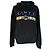 Gucci Kapuzenpullover mit Pailletten-Logo aus schwarzer Baumwolle