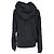 Gucci Kapuzenpullover mit Pailletten-Logo aus schwarzer Baumwolle - Ansicht 3