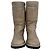 Chanel Motorcycle Boots aus braunem Leder Rot - Ansicht 2