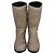 Chanel Motorcycle Boots aus braunem Leder Rot - Ansicht 3