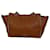 Valentino Garavani Sac cabas Valentino Light Cuir Rockstud Trapeze en cuir marron Rouge  - vue 2