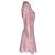 Autre Marque Vestido camisa mini de piqué de algodón rosa Brandon Maxwell Castaño - vista 2