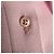 Autre Marque Vestido camisa mini de piqué de algodón rosa Brandon Maxwell Castaño - vista 4