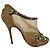 Décolleté Jimmy Choo con accenti in mesh in scamosciato beige Stampa python