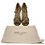 Décolleté Jimmy Choo con accenti in mesh in scamosciato beige Stampa python - vista 14
