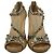 Décolleté Jimmy Choo con accenti in mesh in scamosciato beige Stampa python - vista 2