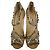 Décolleté Jimmy Choo con accenti in mesh in scamosciato beige Stampa python - vista 3