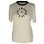 Timeless T-shirt a maniche corte Chanel 20C Lace Clock in viscosa bianca