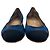Timeless Ballerine Chanel Cap Toe Chain in scamosciato blu Blu chiaro - vista 3